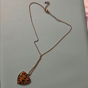 Wild Heart Leopard Pendant Necklace
